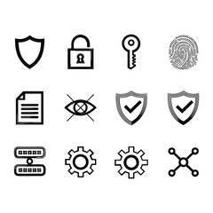 Abstract geometric pattern with bold color accents