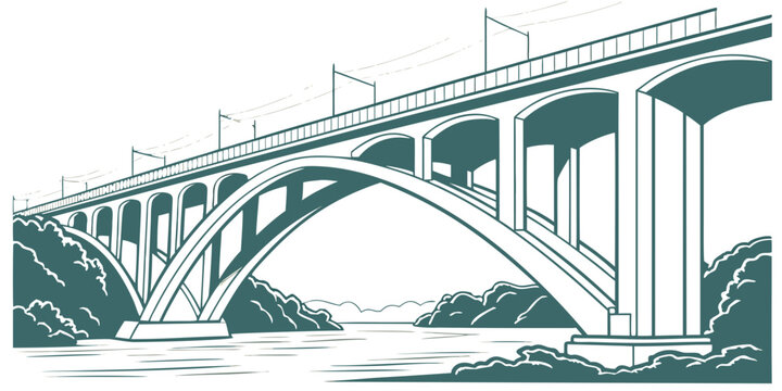 Richmond James River bridge minimal