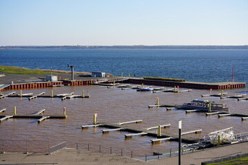 Neuer Hafen in Brandenburg auf dem Grossr&auml;schener See