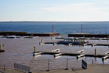 Neuer Hafen in Brandenburg auf dem Grossr&auml;schener See