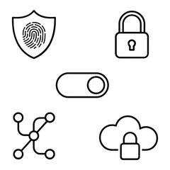 Abstract geometric shapes with bold colors and clean lines