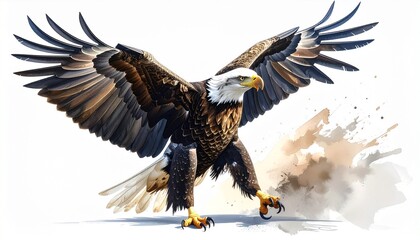 Obraz premium american bald eagle