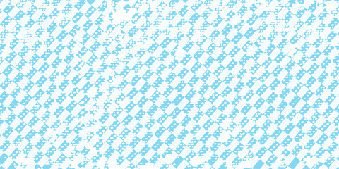 Texture with blue and white rhombus. Seamless banner for Bayern fabric. Vector Oktoberfest Bavarian pattern.