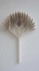 Creative Origami Tree Design Made from Folded Paper art design origami tree paper folded design