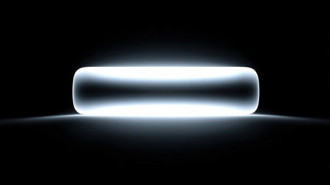 bright sphere hovers gently above surface, shining orb smoothly suspended over reflective plane - Powered by Adobe