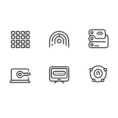 Abstract geometric shapes with vibrant color palette