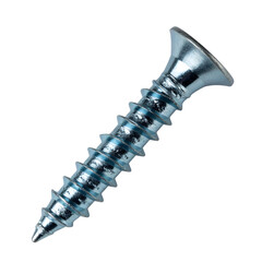 Single Zinc-Plated Countersunk Head Screw - General Purpose Fastener Hardware