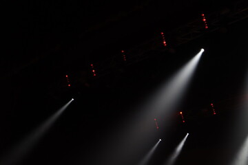 Spotlights in Dark Stage Environment