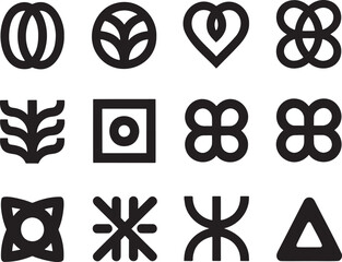 Silhouette of a person walking with a dog on a white background animal