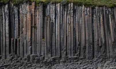 basalt rock formation of canyon Studlagil  in Iceland © wlad074