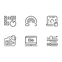 Abstract geometric pattern with bold colors and clean lines