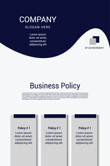 template cover design