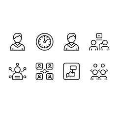 Abstract geometric shapes with bold colors and clean lines