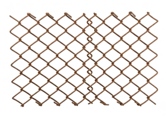 Rusty old chain link fence texture close up. aged weathered metal mesh background element.