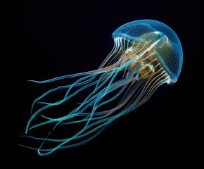 Abyssal comb jelly, in the wild