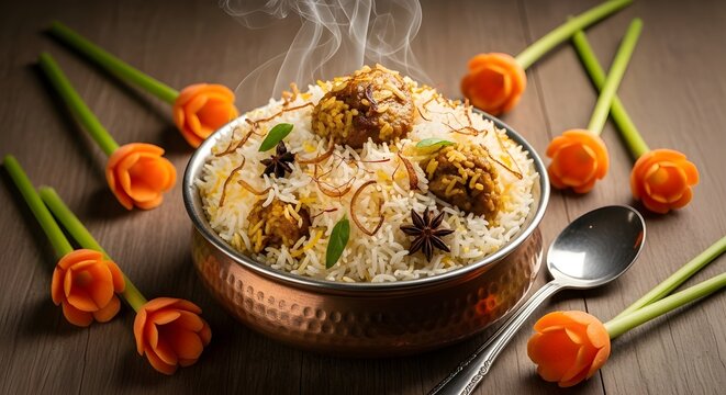 Hyderabadi dum biryan