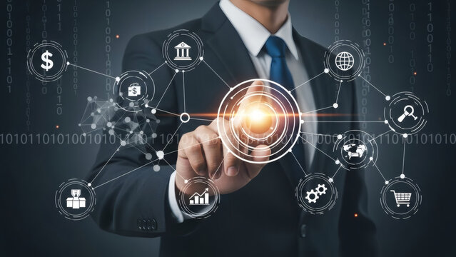 Strategic Business Technology, Empowering Financial Systems with Interactive Digital Interfaces and Smart Analytics