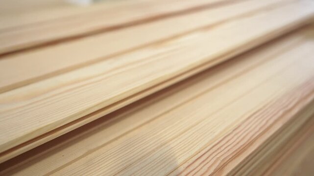 Wall Paneling, Thin Cladding Board With Grooves for Joining, for Decoration of Wall, Floor, Ceiling. Wooden material texture surface. Building, repairing, handwork