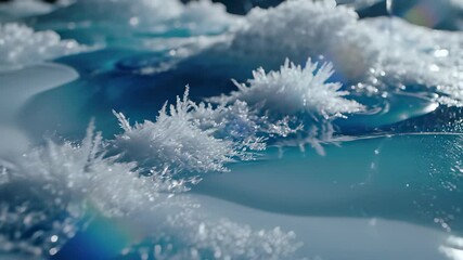 Freshly baked blue cake with luscious frosting takes center stage, capturing the stylish concept of indulgence and blending modern flair with sweet treats, perfectly suitable for any project.