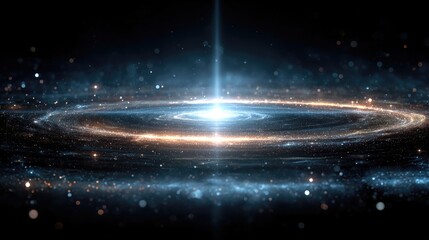 Cosmic Galaxy Light Burst