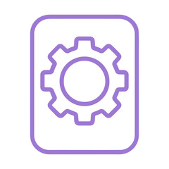 gear sign icon, color vector, on a white background
Vector sign icon