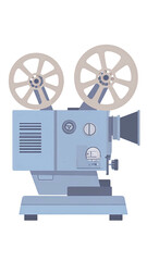 Fototapeta premium Vintage Film Projector Machine for Cinema Entertainment.