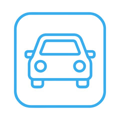 car sign icon, color vector, on a white background
Vector sign icon