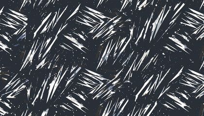 Abstract dark background with dynamic white brush strokes creating a modern grunge texture