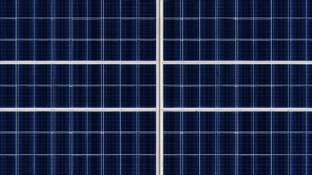 A close-up view of solar panels showcasing their intricate design, suitable for renewable energy articles, environmental projects, or marketing materials promoting sustainable technology,