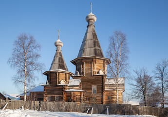 Wooden Cathedral in Kem