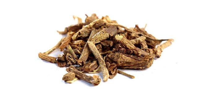 dried Giloy or Guduchi or Tinospora cordifolia stems. indian ayurvedic medicine