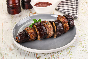 Turkish cuisine - Patlican Kebab with eggplant