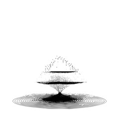 Abstract Dark Empty Black Background Design for Copy Space and Creative Projects