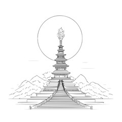 Minimalist Pure Black Background with Smooth Texture and Empty Copy Space for Design Elements