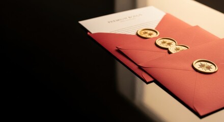 Elegant Stationery, Wax Seals, Luxury Invitation