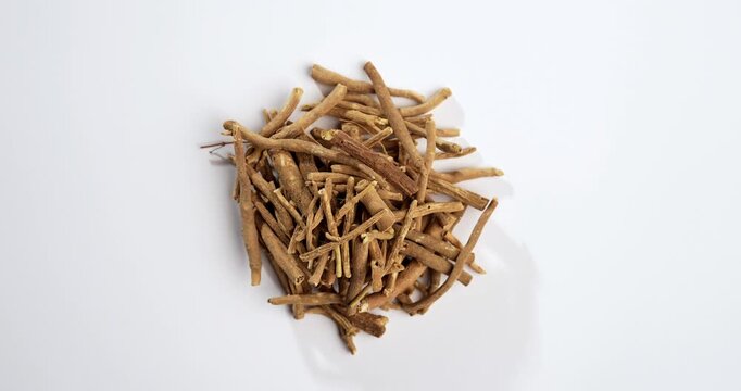 Ayurvedic Choti Kateli also known as Kantkari or Solanum Surattense dried and powder form