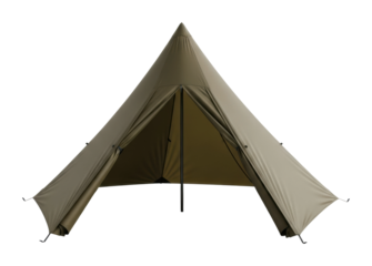 Camping tent setup adventure natural isolated on transparent background