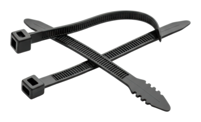 Securing items with cable ties workshop product isolated on transparent background