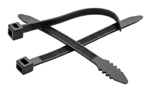 Securing items with cable ties workshop product isolated on transparent background