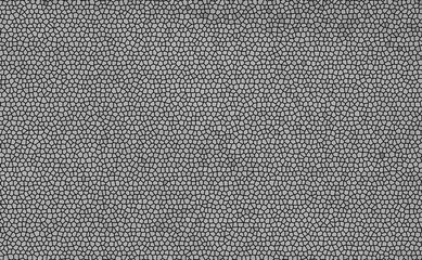 灰の色のペイントで細かい線の描画のステンドグラスやモザイクのようなイメージの模様でデザインした背景やテクスチャや壁紙