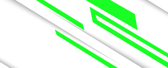 green curve on white background. vector illustration