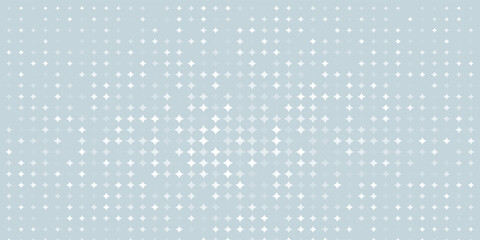 Christmas seamless pattern with snowflakes on a mint green background. Simple winter background design