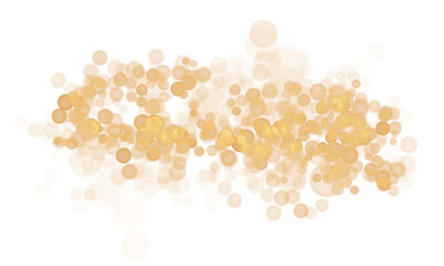 Festive PNG illustration of glowing dust particles. Perfect for overlays in transparent designs