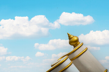 Ornate Architectural Elements Against Sky