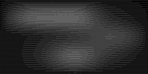 Pixel bitmap texture pattern. Geometric pixel pattern. Abstract bitmap retro design. Vector illustration © Dul