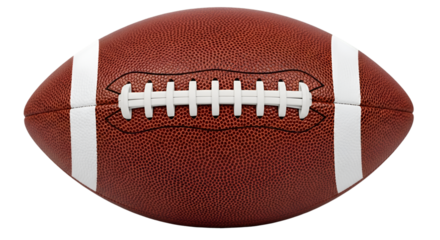 American Football Ball Close Up Isolated sport game