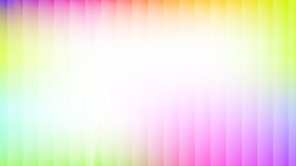 Vibrant Abstract Rainbow Color Background with Sharp Vertical Geometric Lines and Bright White Copy Space