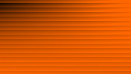 Obraz premium orange striped background, Horizontal Orange Panels: Abstract 3D Stripes with Smooth Light Gradient