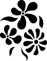 Elegant Floral Silhouette Pattern
