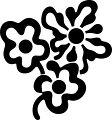 Elegant Floral Silhouette Pattern